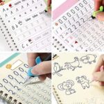 ⁦عرض قطعتين دفتر تدريبات سحرية من سانك، (4 كتب + 10 عبوات اعادة تعبئة+ قلم + 1 مقبض)⁩ - الصورة ⁦5⁩