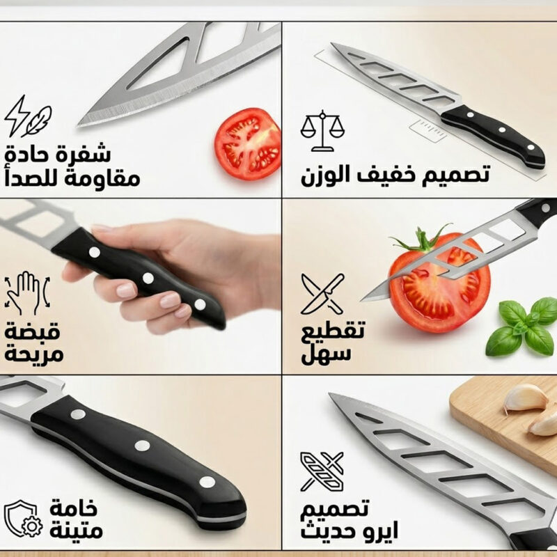 سكين الايرو DSP - سكين مطبخ احترافية لتجهيز الطعام بسهولة - 3