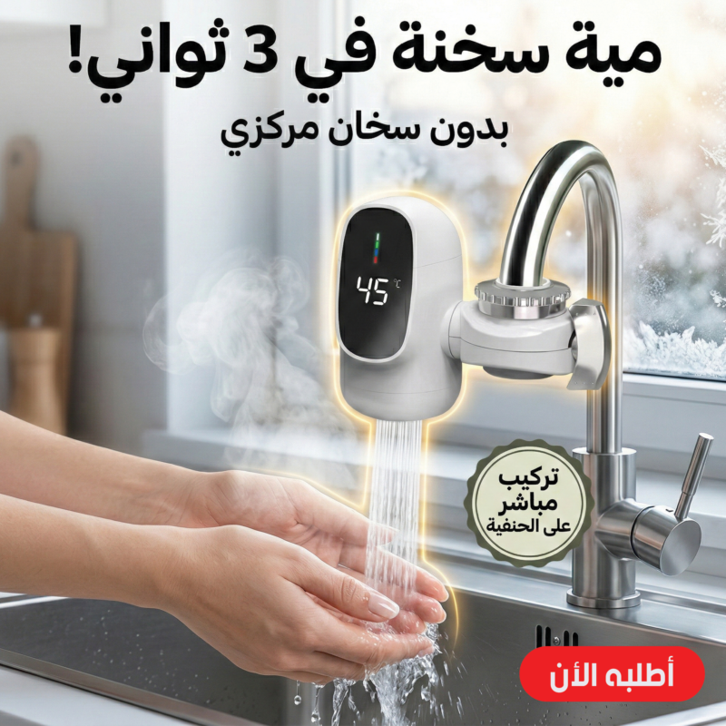 سخان الحنفية السحري - مياه ساخنة في ثواني! - 1
